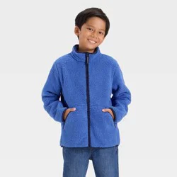 Kids' Fleece - Cat & Jack™ Navy Blue Marker S