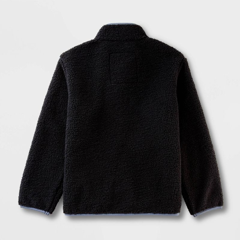 slide 2 of 3, Kids' Fleece - Cat & Jack™ Black M, 1 ct