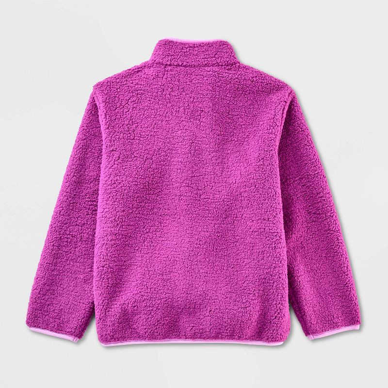 slide 2 of 3, Kids' Fleece - Cat & Jack™ Berry Purple L, 1 ct
