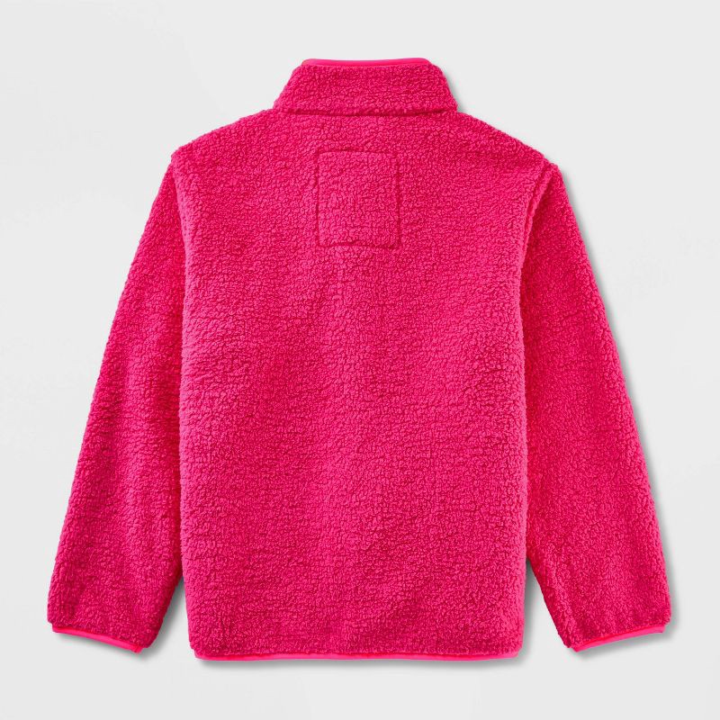 slide 2 of 3, Kids' Fleece - Cat & Jack™ Pink XS, 1 ct