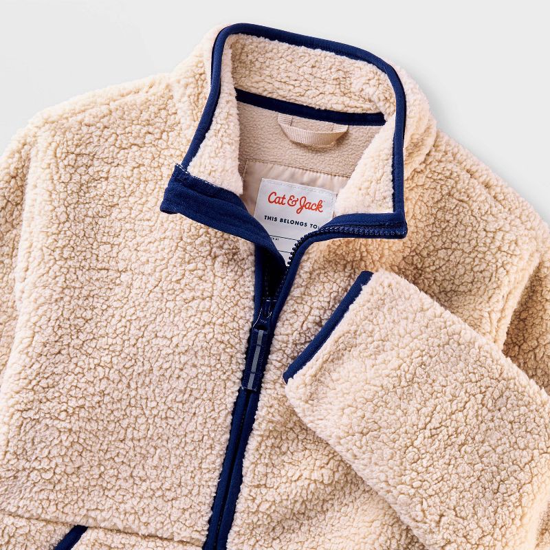 slide 3 of 3, Kids' Fleece - Cat & Jack™ Khaki XL, 1 ct