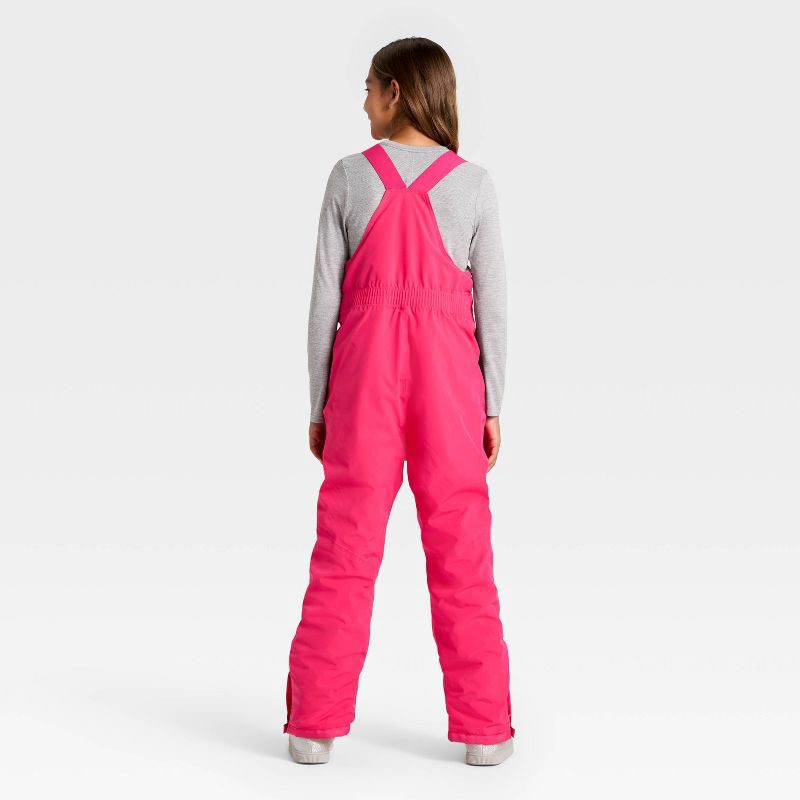 slide 2 of 3, Kids' Snow Bib - All In Motion™ Pink L, 1 ct