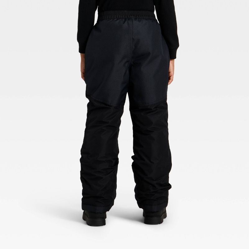slide 2 of 3, Kids' Snow Pants - Cat & Jack™ Black M, 1 ct