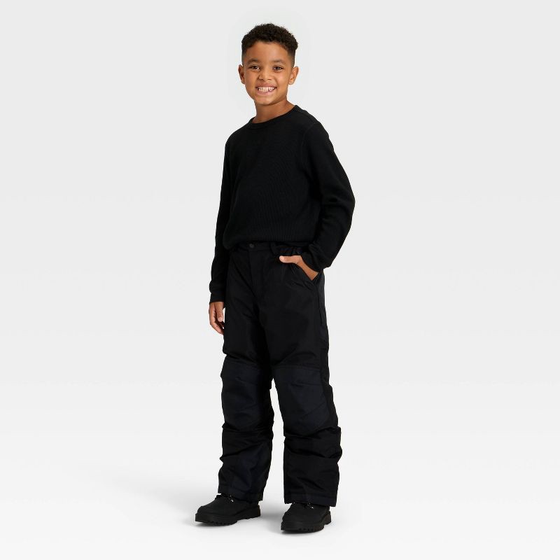 slide 3 of 3, Kids' Snow Pants - Cat & Jack™ Black M, 1 ct