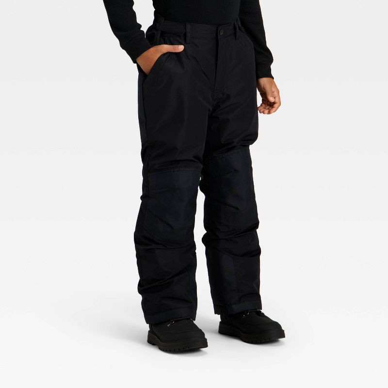 slide 1 of 3, Kids' Snow Pants - Cat & Jack™ Black M, 1 ct