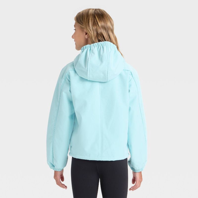 slide 2 of 3, Girls' Softshell Jacket - All In Motion™ Blue S, 1 ct