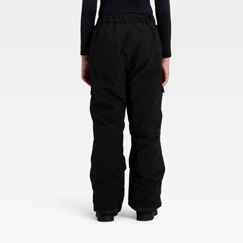 slide 2 of 3, Kids' Pull-On Pants - All In Motion™ Black XS, 1 ct