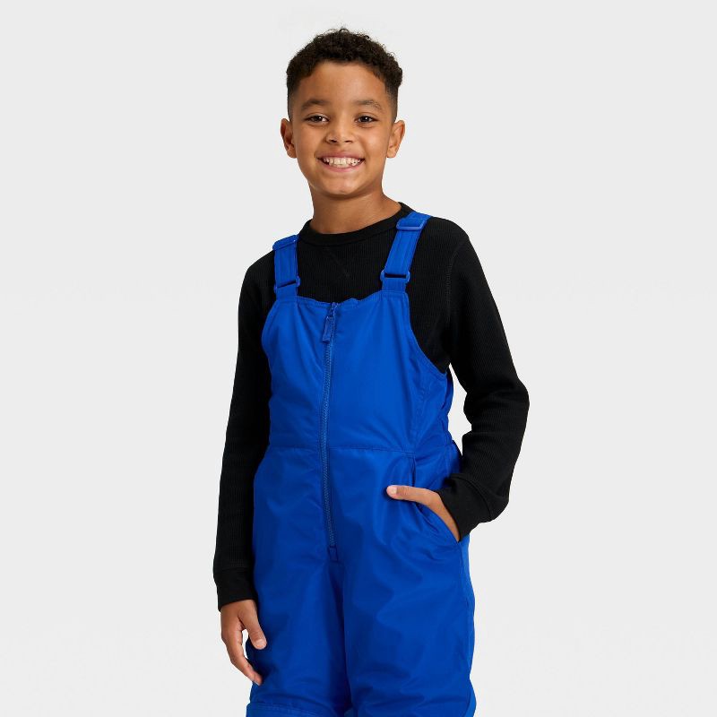 slide 3 of 3, Kids' Snow Bib - Cat & Jack™ Blue L, 1 ct