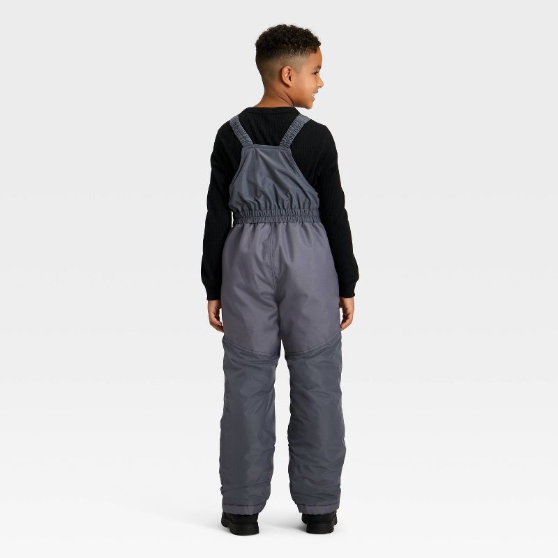 slide 2 of 3, Kids' Snow Bib - Cat & Jack™ Gray XL, 1 ct