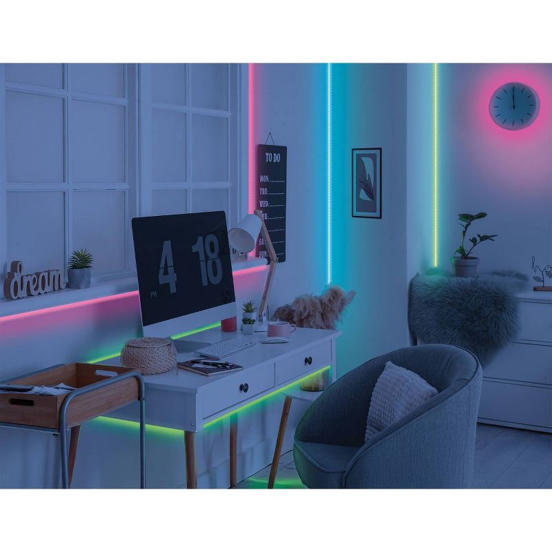 slide 2 of 3, West & Arrow 32' Strip Light with Sound Reactive Technology, 1 ct