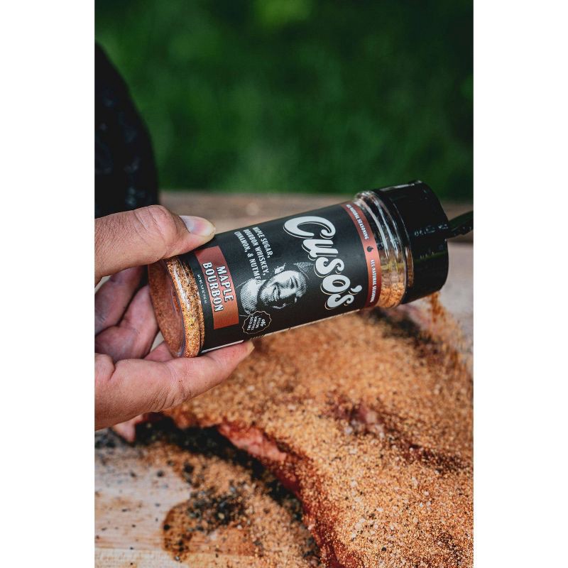 slide 7 of 8, Cuso Cuts BBQ Dry Rub Maple Bourbon Seasoning - 5oz, 5 oz