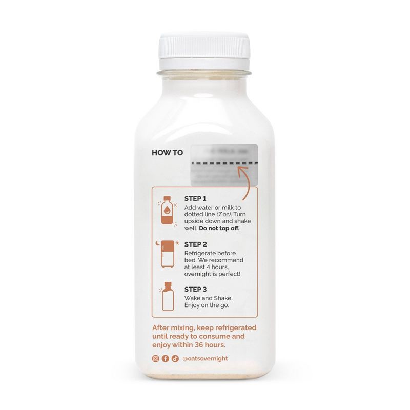 slide 3 of 5, Oats Overnight Mocha Chip Shake - 2.2oz, 2.2 oz