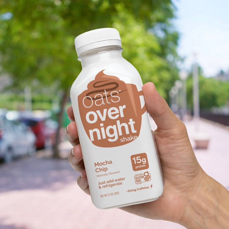 slide 8 of 10, Oats Overnight Mocha Chip Shake - 2.2oz, 2.2 oz