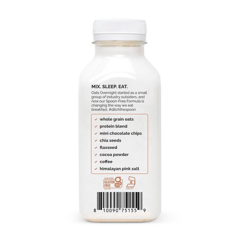 slide 9 of 10, Oats Overnight Mocha Chip Shake - 2.2oz, 2.2 oz