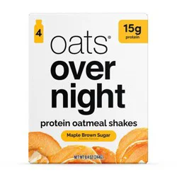 Oats Overnight Maple Brown Sugar Breakfast Shake - 8.4oz/4pk