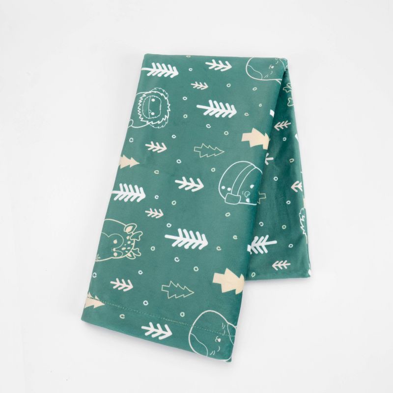 slide 4 of 11, SquishPillow Standard Pillowcase Woodland Wonderland Green, 1 ct