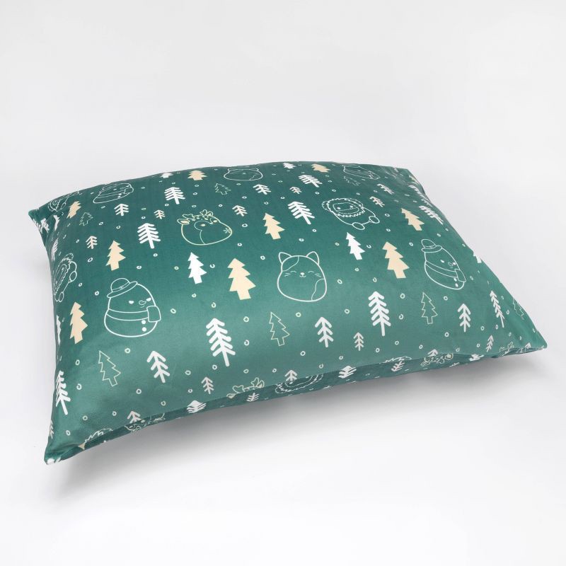 slide 9 of 11, SquishPillow Standard Pillowcase Woodland Wonderland Green, 1 ct