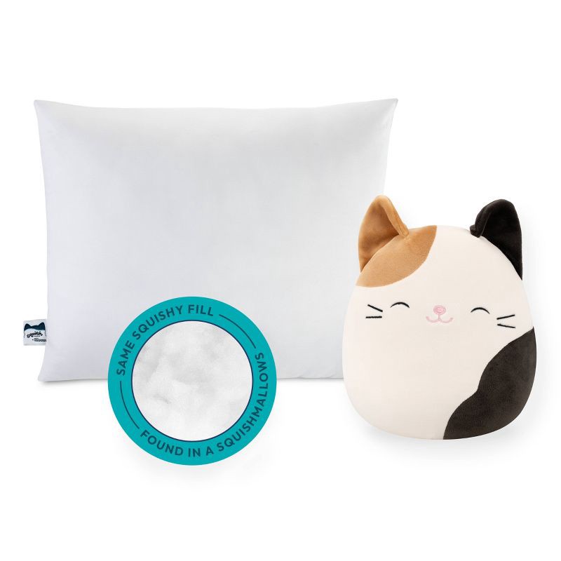 slide 3 of 10, SquishPillow by Original Squishmallows Medium Bed Pillow and Ultra Soft Pillowcase Cover, 1 ct