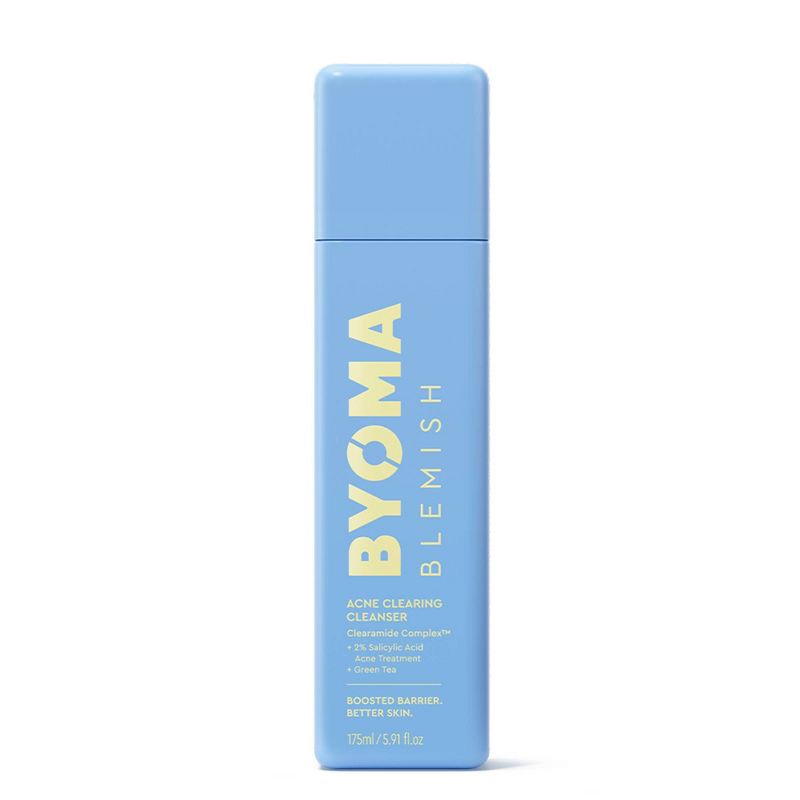 slide 1 of 7, BYOMA Blemish Acne Clearing Creamy Cleanser - 5.91 fl oz: Paraben-Free, Facial Treatments, Lotion, Fresh Scent, 5.91 fl oz