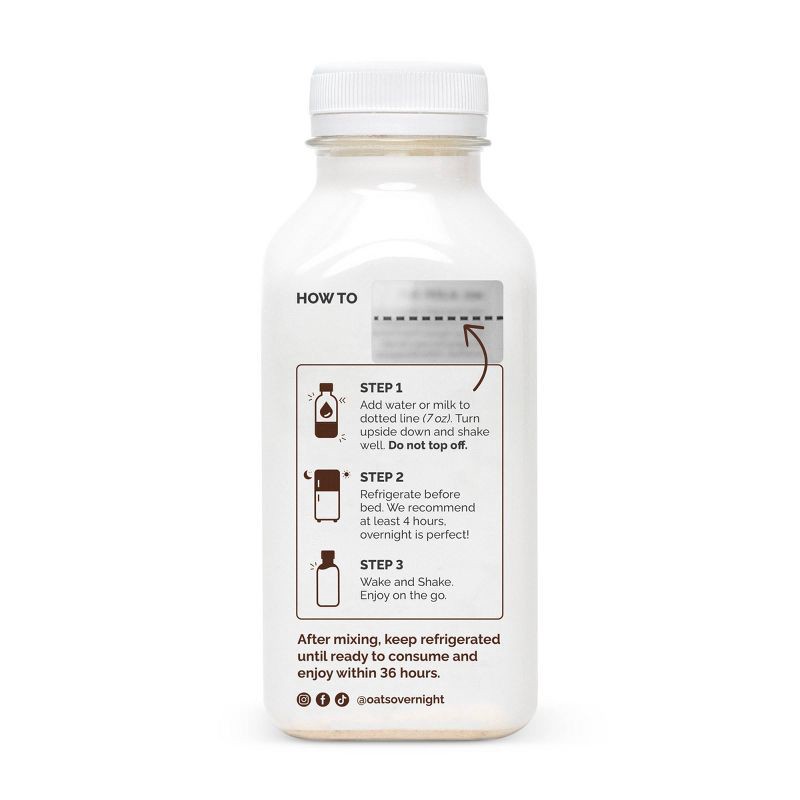 slide 10 of 10, Oats Overnight Cookies and Cream Breakfast Shake - 2.2oz, 2.2 oz