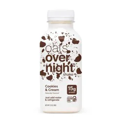 Oats Overnight Cookies and Cream Breakfast Shake - 2.2oz
