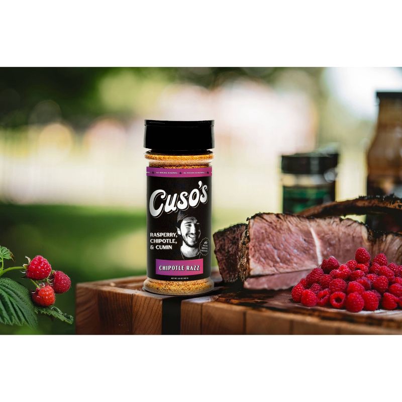 slide 6 of 7, Cuso Cuts BBQ Dry Rub Chipotle Raspberry Habanero Seasoning - 5oz, 5 oz