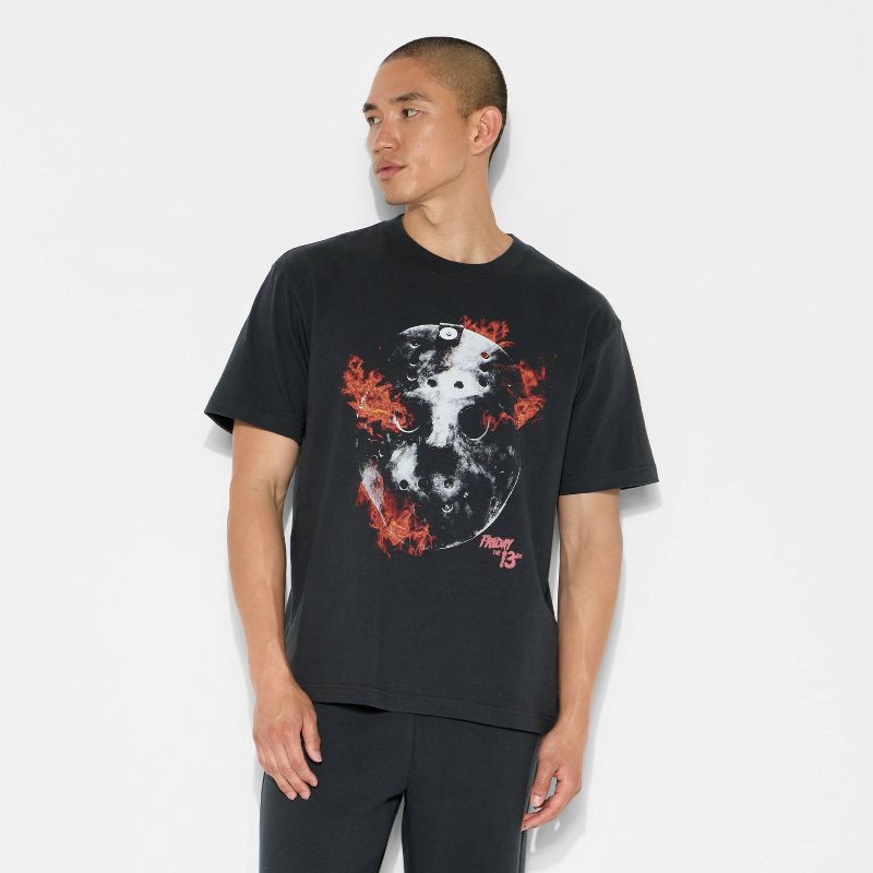 slide 2 of 3, Men's Graphic Friday the 13th T-Shirt - Original Use™ Black XL, 1 ct