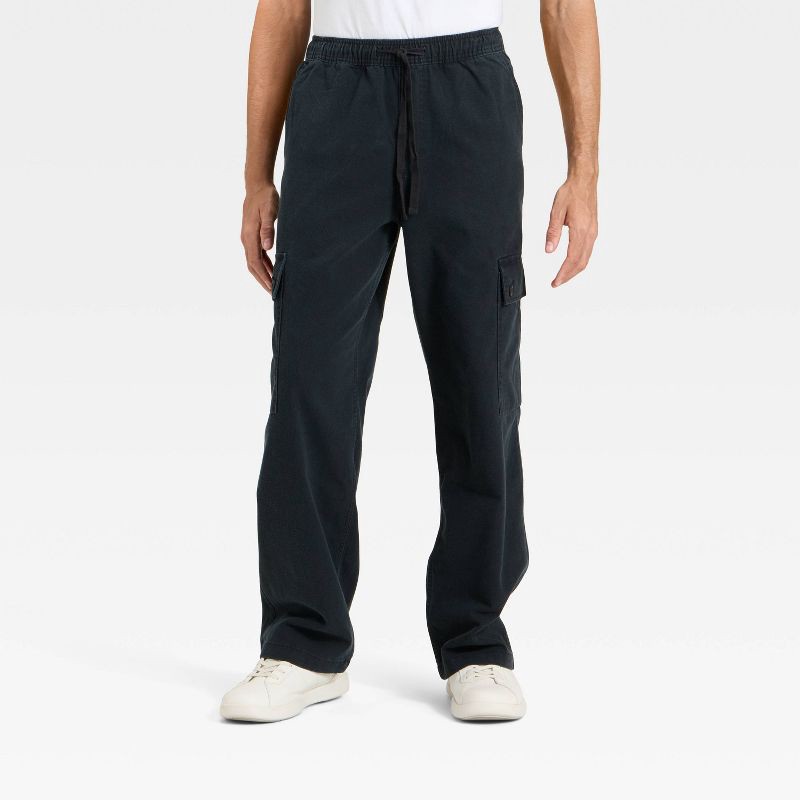 slide 2 of 3, Men's Baggy Utility Pants - Original Use™ Black S, 1 ct