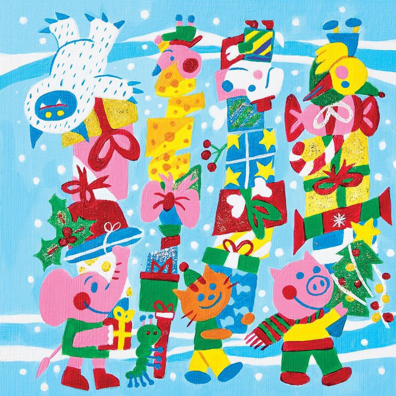 slide 2 of 4, Christmas Craft 8ct Holiday Paint Tubs Set - Mondo Llama™, 8 ct