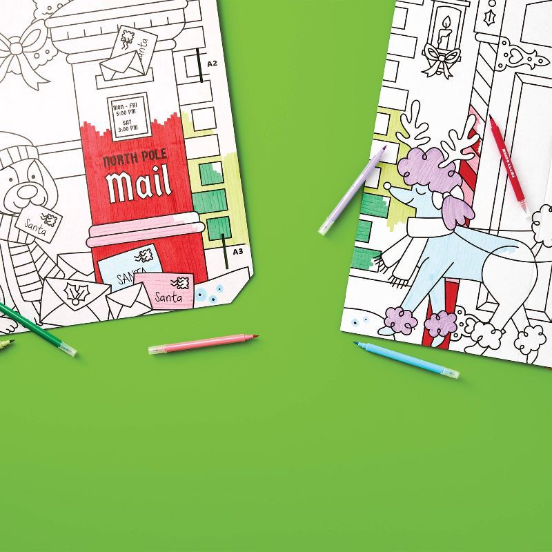 slide 3 of 4, Christmas Craft Santa's Workshop Holiday Fort - Mondo Llama™, 1 ct