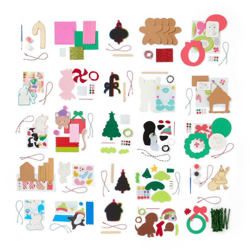 slide 2 of 3, 25 days of Christmas Crafts Advent Activity Kit - Mondo Llama™, 1 ct