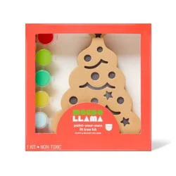Christmas Craft Lit Paperboard Holiday Tree Painting Activity Kit - Mondo Llama™