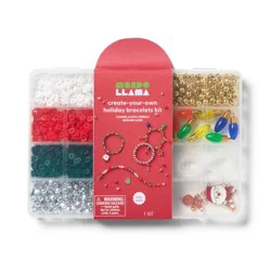 Christmas Craft Beaded Charm Bracelet Activity Kit - Mondo Llama™