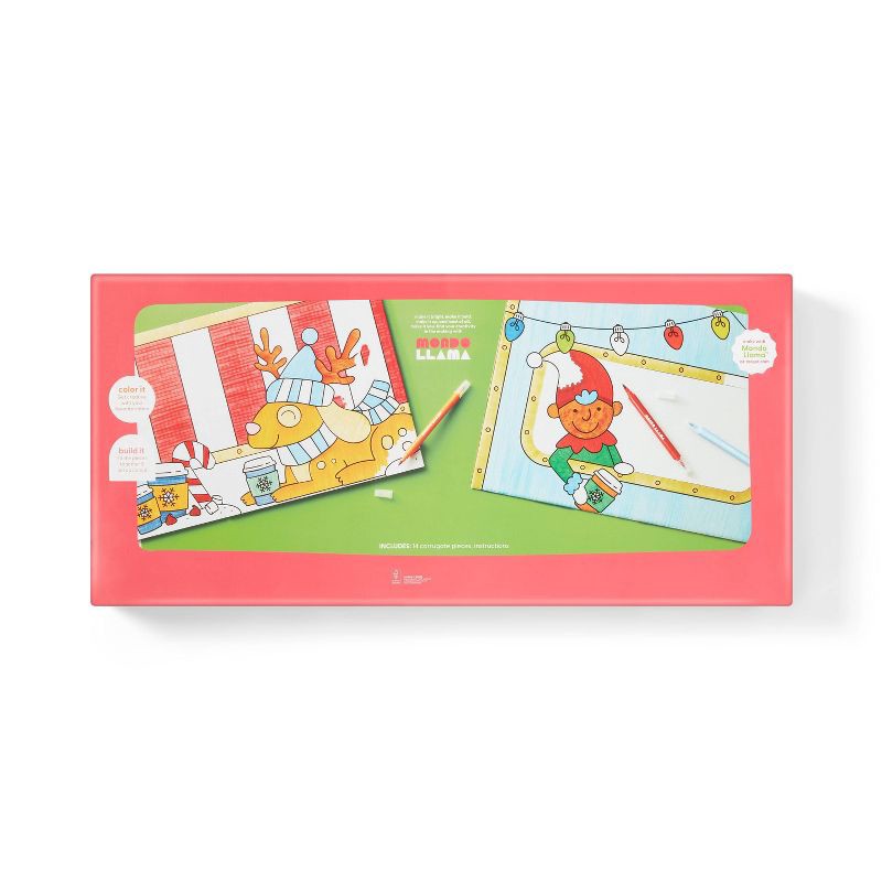 slide 4 of 4, Christmas Craft Cocoa Camper Fort - Mondo Llama™, 1 ct