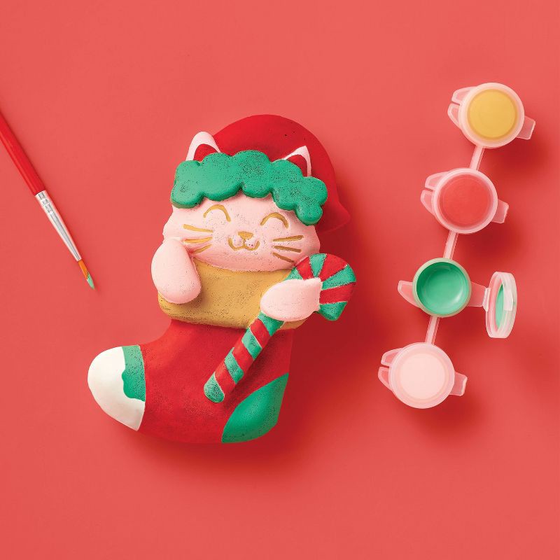 slide 2 of 4, Christmas Craft Squishy Fidget Painting Activity Kit - Mondo Llama™, 1 ct