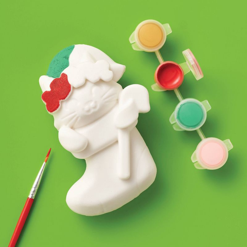 slide 3 of 4, Christmas Craft Squishy Fidget Painting Activity Kit - Mondo Llama™, 1 ct