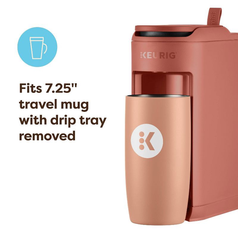 slide 7 of 11, Keurig K-Mini Mate Single-Serve K-Cup Pod Coffee Maker Red Rocks, 1 ct