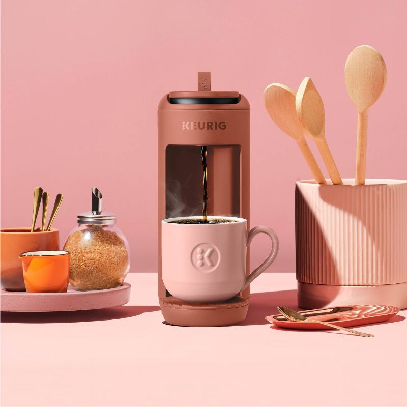 slide 9 of 11, Keurig K-Mini Mate Single-Serve K-Cup Pod Coffee Maker Red Rocks, 1 ct