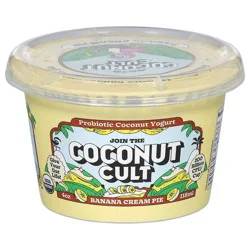 The Coconut Cult Organic Banana Cream Pie Coconut Yogurt - 4oz