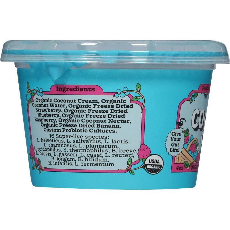 slide 2 of 3, The Coconut Cult Organic Berry Basket Coconut Yogurt - 4oz, 4 oz