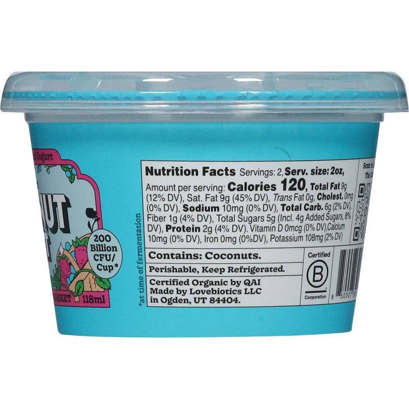 slide 3 of 3, The Coconut Cult Organic Berry Basket Coconut Yogurt - 4oz, 4 oz