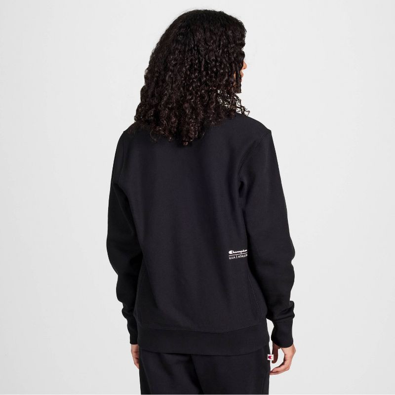 slide 18 of 25, Champion Adult Sizing Iconic Embroidered Crewneck Sweatshirt - Black XS, 1 ct