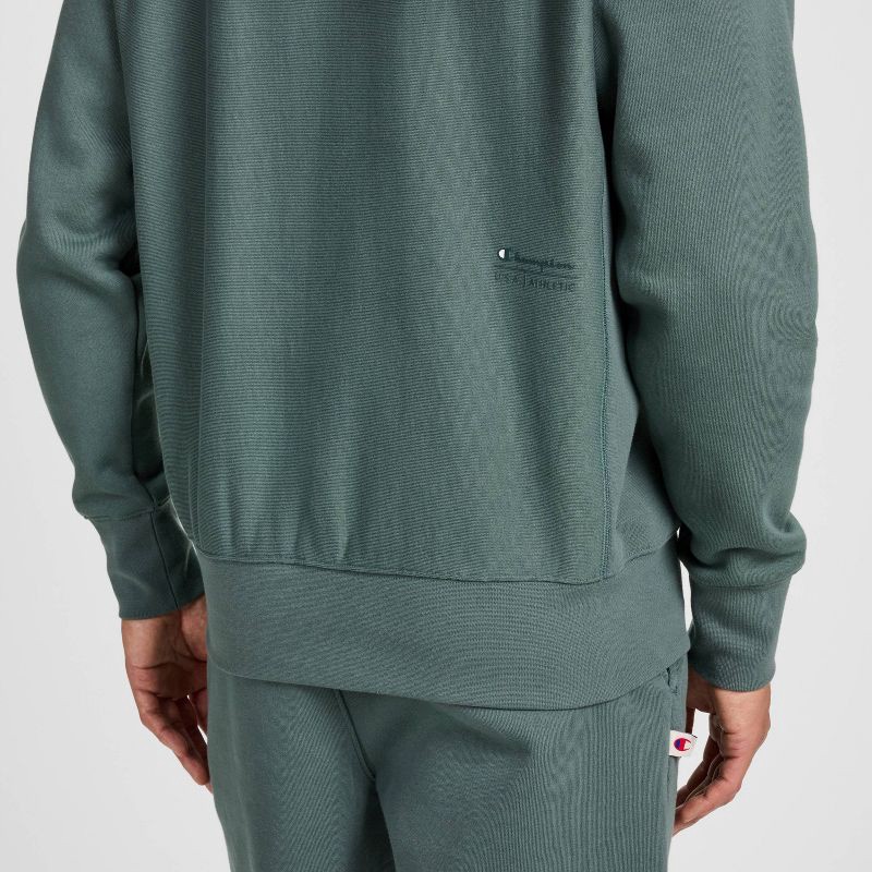 slide 14 of 21, Champion Adult Sizing Iconic Embroidered Crewneck Sweatshirt - Dark Forest XS, 1 ct