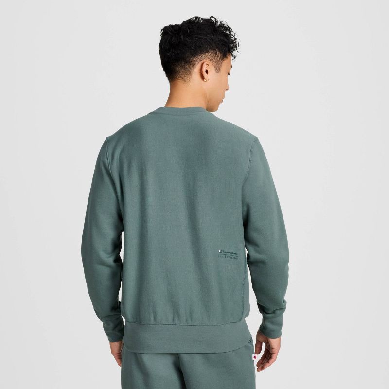 slide 19 of 21, Champion Adult Sizing Iconic Embroidered Crewneck Sweatshirt - Dark Forest XS, 1 ct