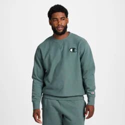 Champion Adult Sizing Iconic Embroidered Crewneck Sweatshirt - Dark Forest XS
