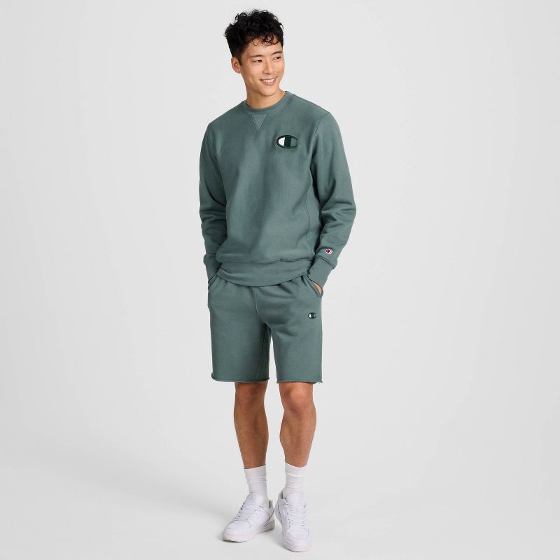 slide 15 of 21, Champion Adult Sizing Iconic Embroidered Crewneck Sweatshirt - Dark Forest XL, 1 ct