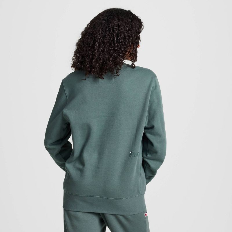 slide 17 of 21, Champion Adult Sizing Iconic Embroidered Crewneck Sweatshirt - Dark Forest XL, 1 ct