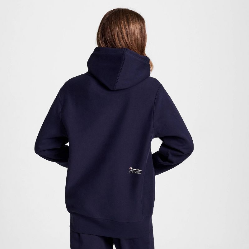 slide 16 of 20, Champion Adult Sizing Iconic Embroidered Hoodie - Navy XS, 1 ct