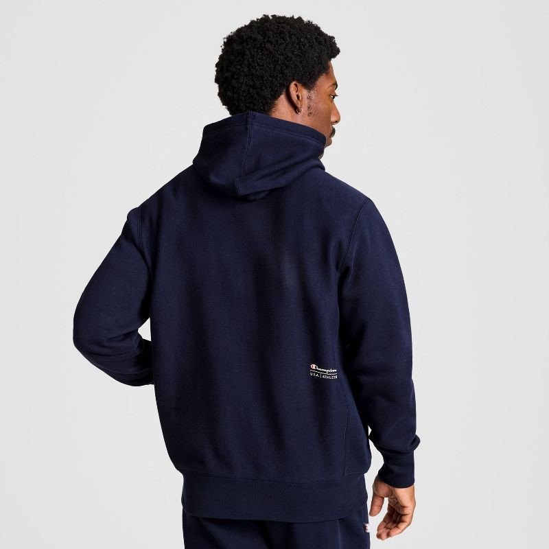 slide 19 of 20, Champion Adult Sizing Iconic Embroidered Hoodie - Navy XL, 1 ct