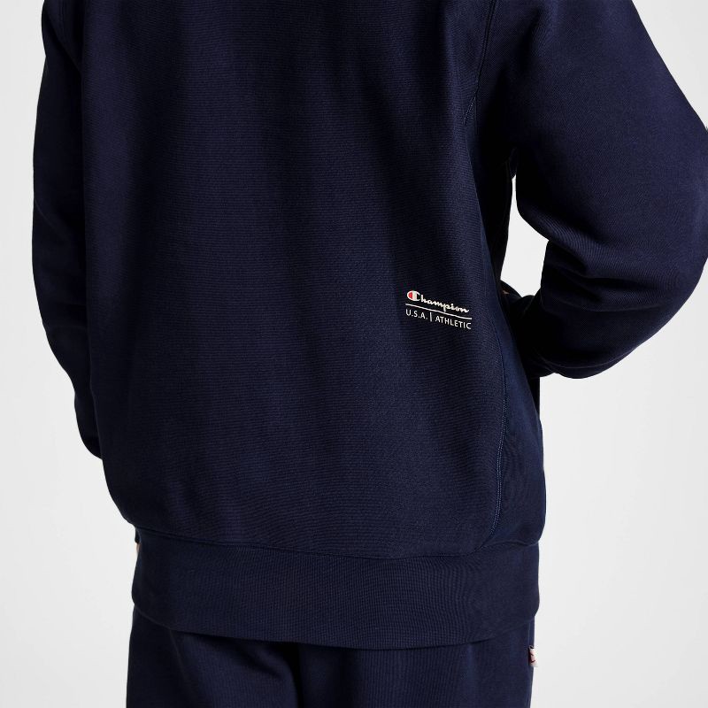 slide 14 of 20, Champion Adult Sizing Iconic Embroidered Hoodie - Navy XL, 1 ct
